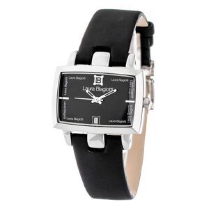 Laura Biagiotti Black Leather Dress Men's Watch